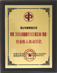 2000中國最大1000家企業(yè)（集團）